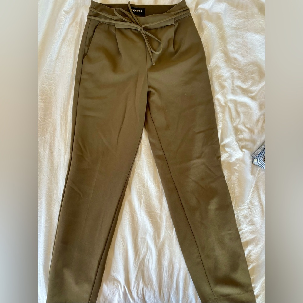 Express Women’s Dress Pants with Tie accent